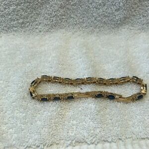 Avon Vintage Birthstone Tennis Bracelet - September- 7 inch with 1 inch extender